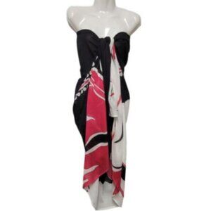 Womens Sarong Cotton Wrap Handpainted Batik Wrapskirt Beach Pareo Beachwear-NEW